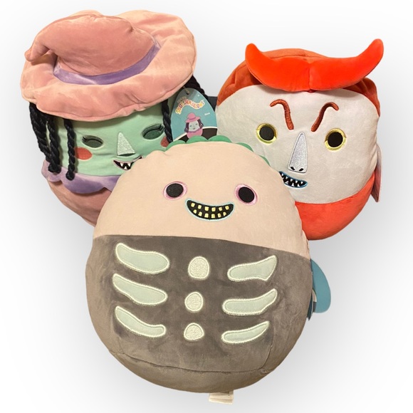Squishmallows Toys Nightmare Before Christmas Lock Shock Barrel 2